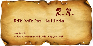 Révész Melinda névjegykártya
